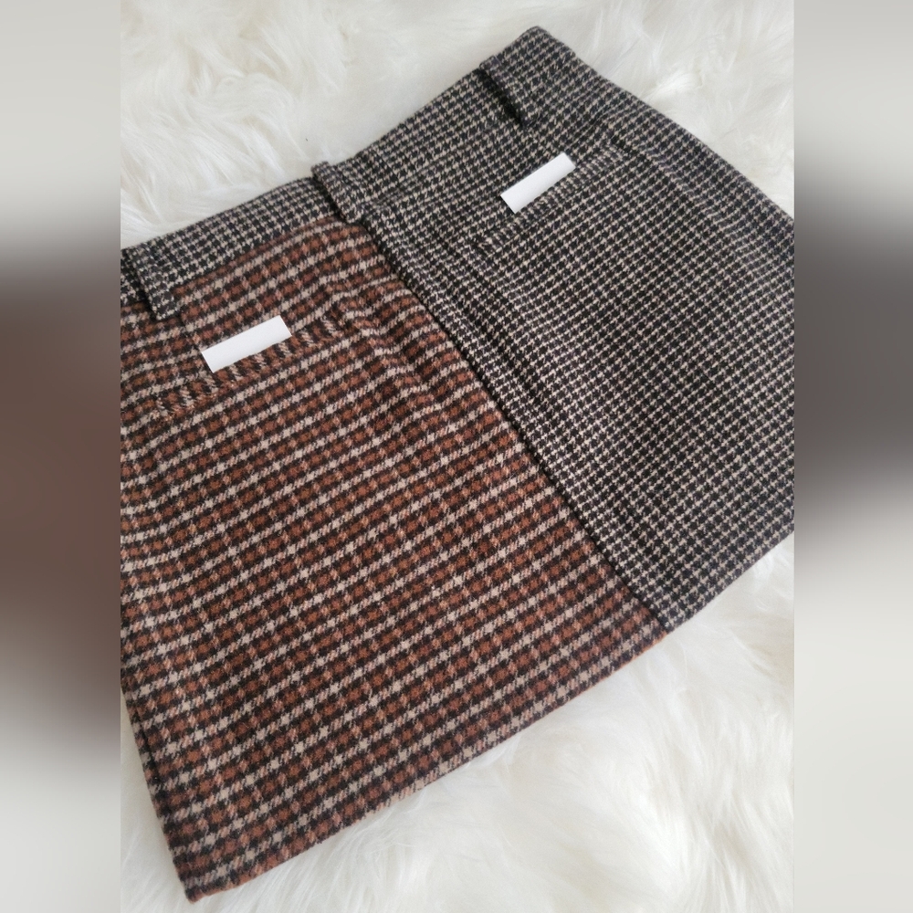 NWT Rails Prim Mixed Check Fall Miniskirt - Picture 15 of 15